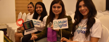 Lanzan “Mujer Digital”, programa de empoderamiento digital de mujeres jóvenes salvadoreñas.